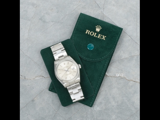 Ролекс (Rolex) Date 34 Argento Oyster Silver Lining Dial  1500